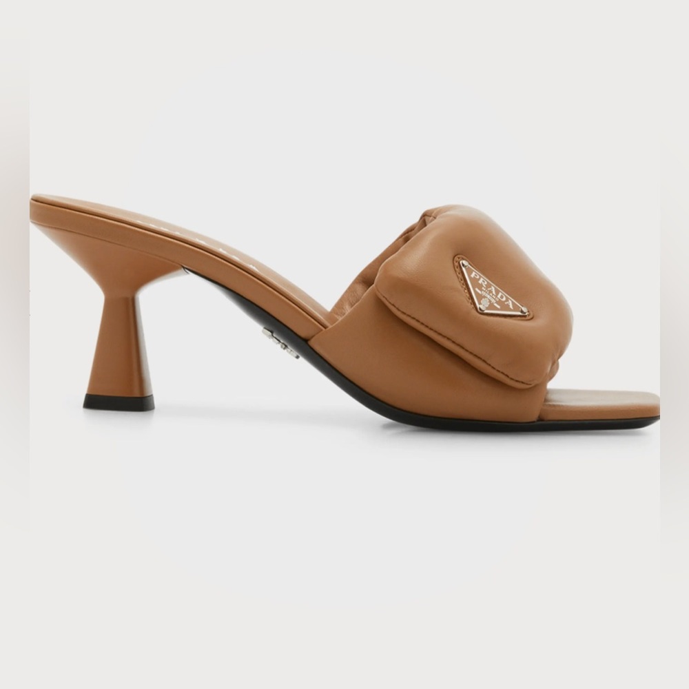 Prada puff heels